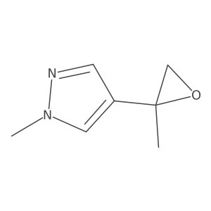 1-methyl-4-(2-methyloxiran-2-yl)-1H-pyrazole Structure