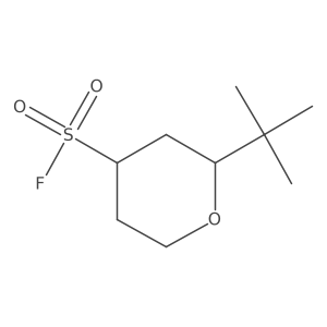 2-Tert-butyloxane-4-sulfonyl fluoride Structure