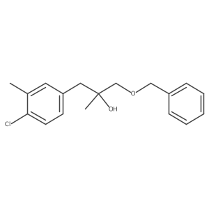 1-(Benzyloxy)-3-(4-chloro-3-methylphenyl)-2-methylpropan-2-ol Structure