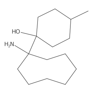 1-(1-Aminocyclooctyl)-4-methylcyclohexan-1-ol Structure