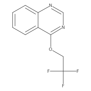 4-(2,2,2-Trifluoroethoxy)quinazoline结构式