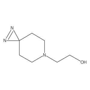 2-{1,2,6-Triazaspiro[2.5]oct-1-en-6-yl}ethan-1-ol结构式