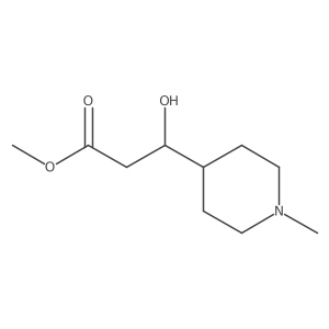 methyl (3S)-3-hydroxy-3-(1-methylpiperidin-4-yl)propanoate Structure