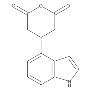 4-(1H-indol-4-yl)oxane-2,6-dione Structure