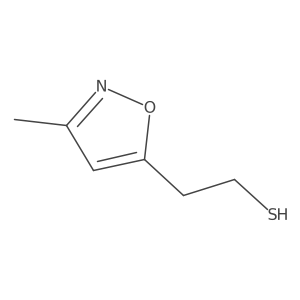 2-(3-Methyl-1,2-oxazol-5-yl)ethane-1-thiol结构式