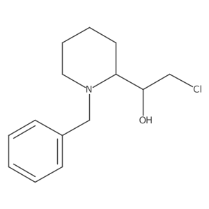 1-(1-Benzylpiperidin-2-yl)-2-chloroethan-1-ol结构式