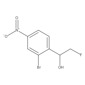 1-(2-Bromo-4-nitrophenyl)-2-fluoroethan-1-ol Structure