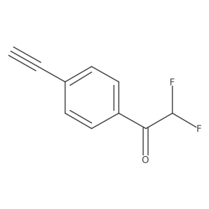 1-(4-Ethynylphenyl)-2,2-difluoroethan-1-one Structure