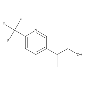 (2R)-2-[6-(Trifluoromethyl)pyridin-3-yl]propan-1-ol Structure