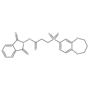 1,3-dioxo-2,3-dihydro-1H-isoindol-2-yl 3-(3,4-dihydro-2H-1,5-benzodioxepine-7-sulfonyl)propanoate Structure