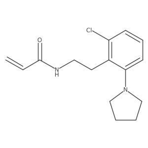 N-[2-(2-Chloro-6-pyrrolidin-1-ylphenyl)ethyl]prop-2-enamide Structure