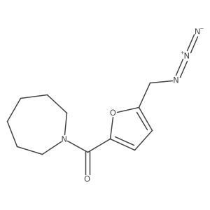 1-[5-(Azidomethyl)furan-2-carbonyl]azepane结构式