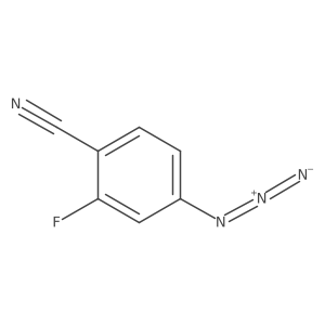 4-Azido-2-fluorobenzonitrile Structure