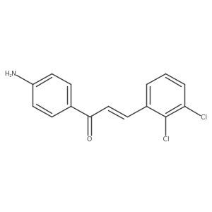 (Z)-1-(4-Aminophenyl)-3-(2,3-dichlorophenyl)prop-2-en-1-one Structure