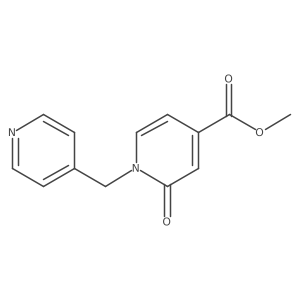 Methyl 2-oxo-1-[(pyridin-4-yl)methyl]-1,2-dihydropyridine-4-carboxylate Structure