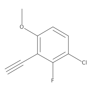 1-Chloro-3-ethynyl-2-fluoro-4-methoxybenzene Structure