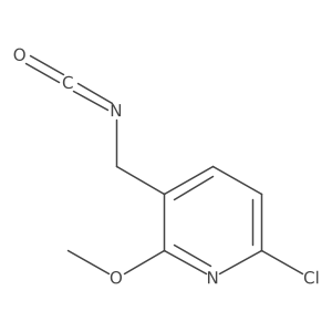 6-Chloro-3-(isocyanatomethyl)-2-methoxypyridine结构式