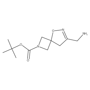Tert-butyl 7-(aminomethyl)-5-oxa-2,6-diazaspiro[3.4]oct-6-ene-2-carboxylate Structure