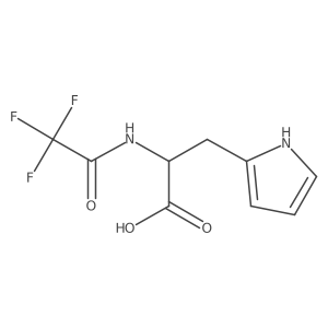 3-(1H-pyrrol-2-yl)-2-(2,2,2-trifluoroacetamido)propanoic acid结构式