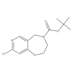tert-butyl 8-chloro-2H,3H,4H,5H-pyrido[3,4-f][1,4]oxazepine-4-carboxylate Structure