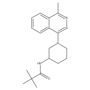 2,2-dimethyl-N-[1-(4-methylphthalazin-1-yl)piperidin-3-yl]propanamide Structure