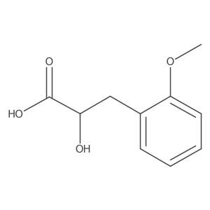 2-Hydroxy-3-(2-methoxyphenyl)propanoic acid Structure