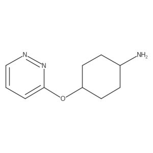 [4-(Pyridazin-3-yloxy)cyclohexyl]amine Structure