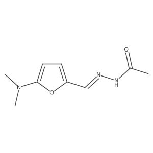 N'-((5-(Dimethylamino)furan-2-yl)methylene)acetohydrazide结构式