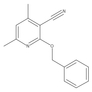 2-(Benzyloxy)-4,6-dimethylnicotinonitrile Structure