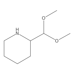 2-(Dimethoxymethyl)piperidine结构式