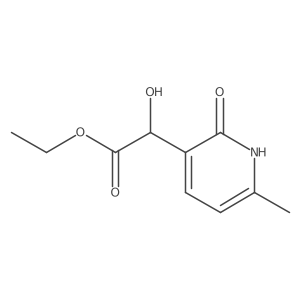 Ethyl 1,2-dihydro-I+/--hydroxy-6-methyl-2-oxo-3-pyridineacetate结构式