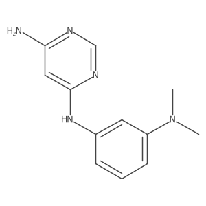 N-(3-Dimethylamino-phenyl)-pyrimidine-4,6-diamine Structure