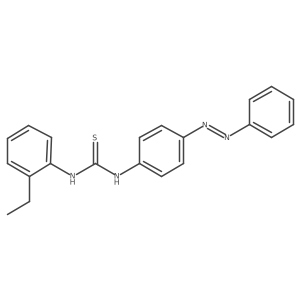 Thiourea, N-(2-ethylphenyl)-N'-[4-(2-phenyldiazenyl)phenyl]-结构式