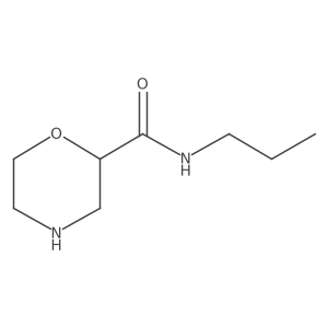 N-propylmorpholine-2-carboxamide结构式