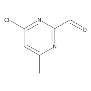4-Chloro-6-methylpyrimidine-2-carbaldehyde Structure