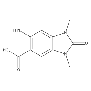 6-amino-1,3-dimethyl-2-oxo-2,3-dihydro-1H-benzimidazole-5-carboxylic acid Structure