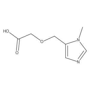 2-((1-methyl-1H-imidazol-5-yl)methoxy)acetic acid Structure