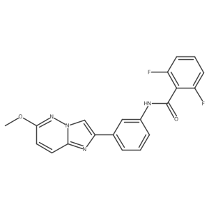 2,6-difluoro-N-(3-(6-methoxyimidazo[1,2-b]pyridazin-2-yl)phenyl)benzamide Structure
