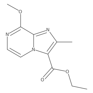 Ethyl 8-methoxy-2-methylimidazo[1,2-a]pyrazine-3-carboxylate结构式