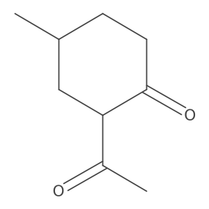 2-Acetyl-4-methyl-cyclohexanone结构式