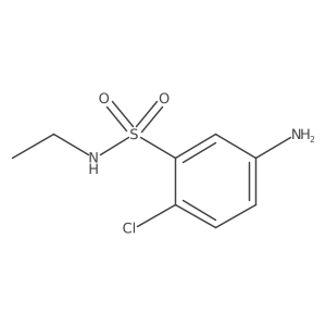 5-amino-2-chloro-N-ethylbenzenesulfonamide Structure