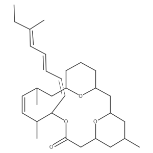 5,12,15-Trimethyl-11-(6-methylocta-1,3,5-trienyl)-10,21,22-trioxatricyclo[15.3.1.13,7]docos-13-en-9-one Structure