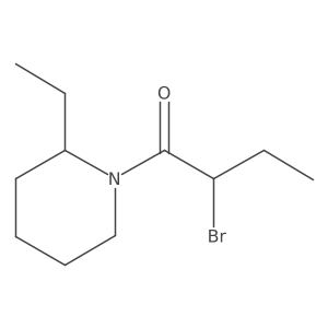 2-Bromo-1-(2-ethylpiperidin-1-yl)butan-1-one Structure