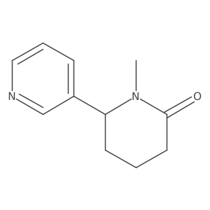 1-Methyl-6-(3-pyridinyl)-2-piperidinone结构式