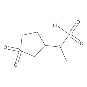 n-(1,1-Dioxo-1lambda6-thiolan-3-yl)-n-methylsulfamoyl chloride Structure