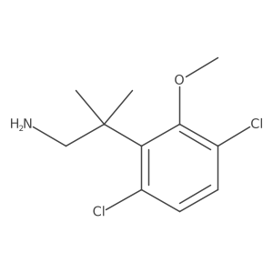 3,6-Dichloro-2-methoxy-I(2),I(2)-dimethylbenzeneethanamine Structure