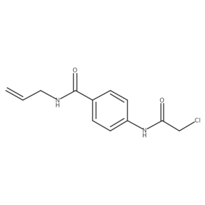 4-[(2-Chloroacetyl)amino]-N-2-propen-1-ylbenzamide Structure