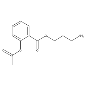 3-Aminopropyl 2-acetoxybenzoate Structure