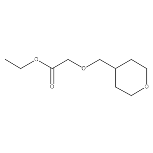 Ethyl 2-(oxan-4-ylmethoxy)acetate结构式