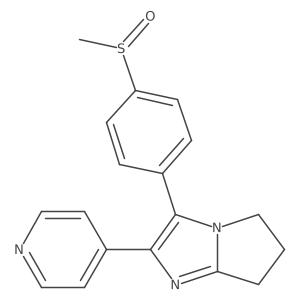 5h-Pyrrolo[1,2-a]imidazole,6,7-dihydro-3-[4-(methylsulfinyl)phenyl]-2-(4-pyridinyl)-结构式